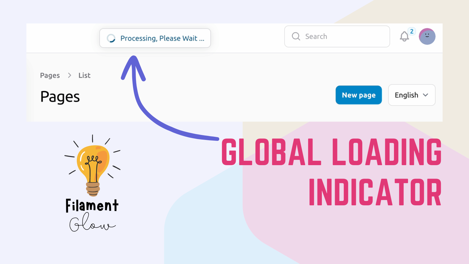 Global Loading Indicator